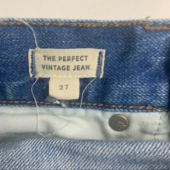 Madewell The Perfect Vintage Jean High Rise Size 27 - Picture 6 of 12